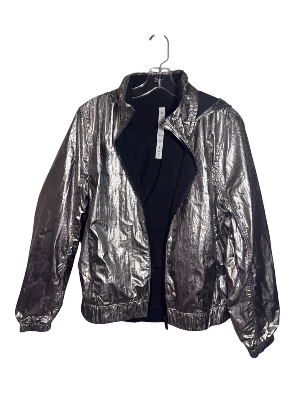 Lululemon Get Stellar Jacket in Titanium Foil. Size S